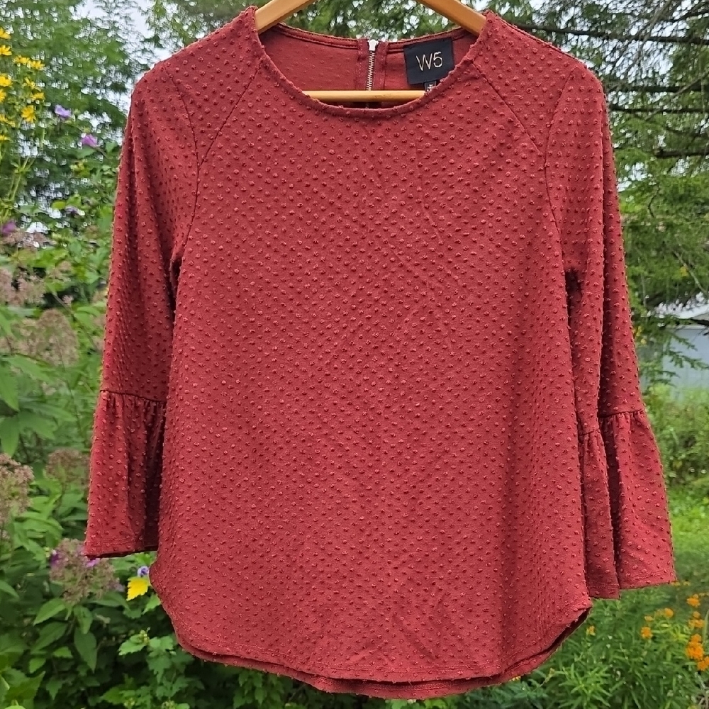 W5 Women's Brick Textured Blouse